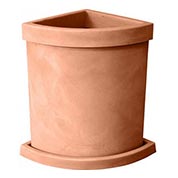 Vela Corner Planter - Sienna